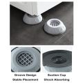 4Pcs Anti Vibration Feet Pads Rubber Legs Slipstop Silent Skid Raiser Mat For Washing Machine Support Dampers Stand. 