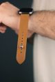 Apple Watch Strap| Pure Leather| Bronze Brown| 42mm,44mm,45mm,47mm,49mm,Ultra, Ultra 2 |Waji's Official Store. 