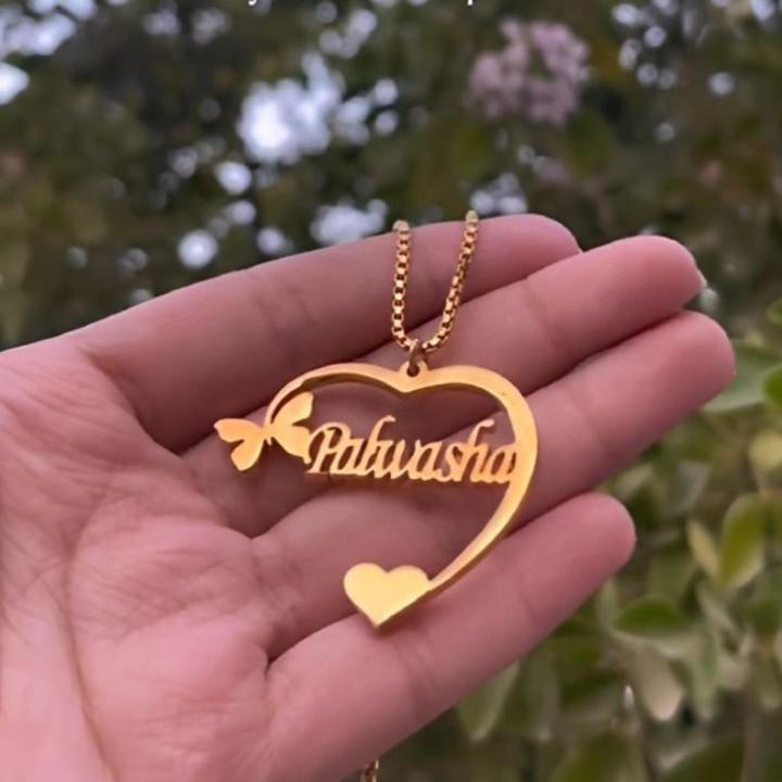 Customize Necklace, Customize Name Necklace, Custom Name Locket, For Girls & Boys (PERFECT GIFT TO SEND YOUR WIFE , FIANCE, HUSBAND, FATHER , OR ANY ONE)