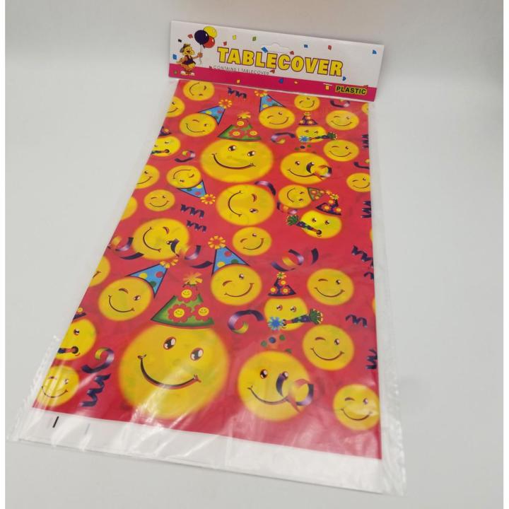 EMOJI THEME TABLE COVER ( 108 CM X 180 CM )