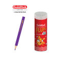 Goldfish Flupa 12 Colour Half Size Plastic Can Pencils (01 Pack). 