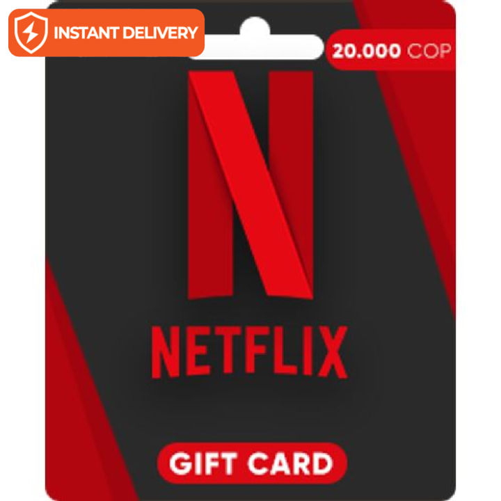 Netflix Gift Card 20.000 COP Instant Email Delivery of Digital Codes