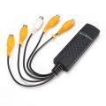 USB 2.0 Easycap 4CH DVR CCTV Camera Audio Video Capture VHS Adapter Recorder| One More Order. 