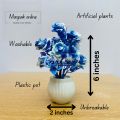Mini flower Pot Unique Artificial Flowers Plant Home, Office And Kitchen Decoration Purpose Decorating Flowers, Artificial Attractive Flowers For Home, Office And Kitchen Decor ,Party Gift. 