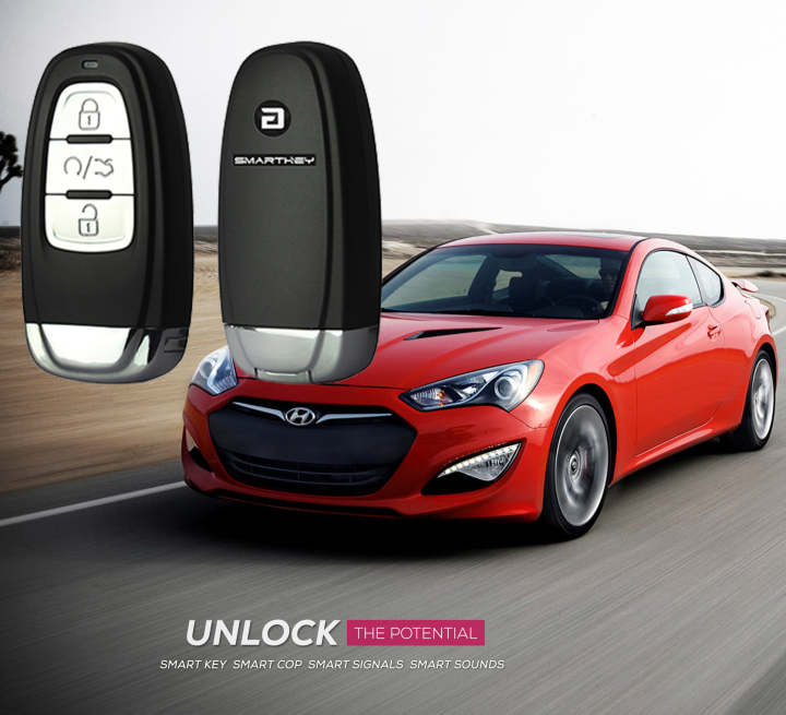 Smart Remote Key for Toyota Vitz/Yaris/All Models – Push Button Start, Remote Engine Start/Stop, Auto Lock, Auto Window Up, Passive Keyless Entry