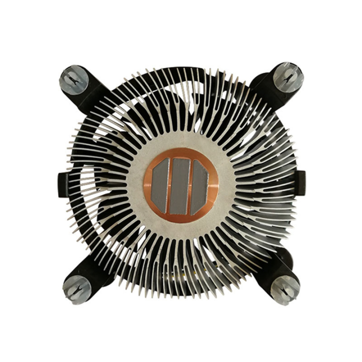 CPU Cooling Fan 4-Pin Connector CPU Cooler with Copper Heatsink for I3/I5/I7 Socket 1150/1151/1155/1156/1200/775 CPU Durable Easy Install Easy to Use