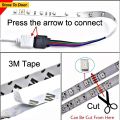 RGB Led Strip Lights For Home Decorations Waterproof (Per Set : 16 Feet) Adjustable Brightness + Speed / High Quality. 