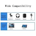 USB to 3.5mm Headphone Jack Audio Adapter,External Stereo Sound Card for PC, Laptop, for PS4,for Mac Etc (0.6 Feet). 