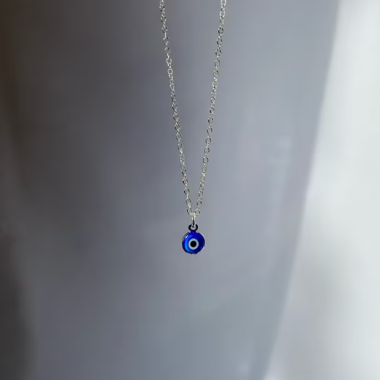 Evil%20Eye%20Locket%20For%20Girls%20and%20Women%20-Gold%20and%20Silver%20Chain-%20artificial%20bead%20-%20Image%203