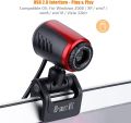 USB Webcam with Microphone,HD PC Camera Web Camera 360-Degree Swivel Clip on Web Cam, Auto Color Correction & Auto Focus for Online Chatting Video Recording Broadcasting. 