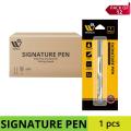 Pack of 12: WBM Signature Pen, High Quality  With Smooth Writing Experience - Black. 
