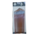 Keep Smiling A8004 13Pcs Nylon Long Handle Angular Paint Brush Set. 