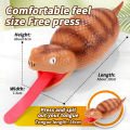 PinShang Soft Elastic Simulation Animal Snake Creative Slow Rebound Toy Kids Stress Relieving Pinch Toy For Grown-ups Kids Boys Girls. 