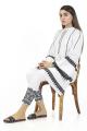 EGO Fall Collection 2019  Classic B & W  Off White Cotton Kurti For Women. 