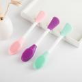 Silicone Brush Wash Face Exfoliating Nose Brush With Replacement Head Clean Blackhead Removal. 