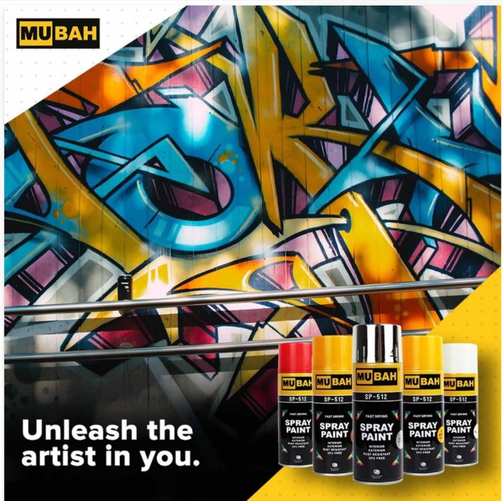 Inported Paint Zarukh World Mubah Spray Paint - Original Imported Formula for All ...
