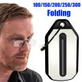 Nose Clip Reading Glasses for Men Women Portable Hyperopia Glasses Eyeglasses Folding Glasses with Keychain +1.0 To +3.0 Loser Lione. 