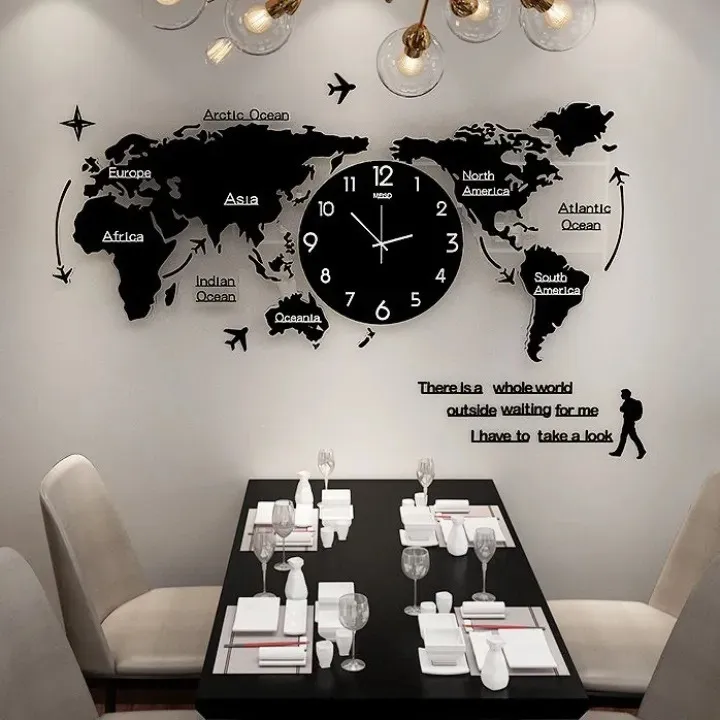 The%20New%202022%20Wooden%20World%20Map%20Clock%20Wood%20Wall%20Clock%20Large%20Modern%20Design%203D%20Stickers%20Hanging%20Clock%20Decorative%20Watch%20Home%20Silent%20Wall%20Clocks%20-%20Image%203