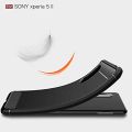 Lewies Carbon Fiber case For Sony Xperia 5 shockproof slim fit protective cover. 