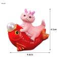 Chinese New Year Dragon Statue Cute Creative for Bookshelf Entryway Desktop. 
