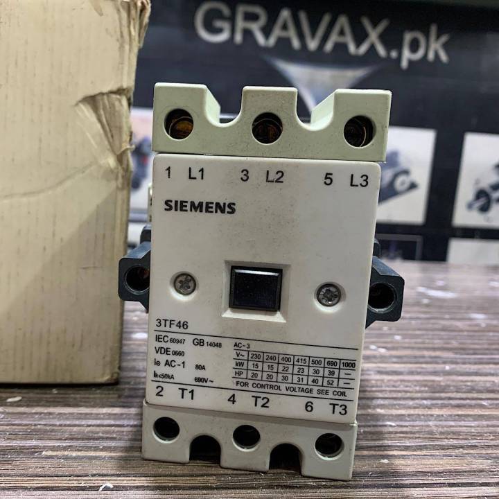 Siemens 3TF46 Contactor 600V 80A