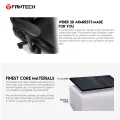 FANTECH ALPHA GC-184 Gaming Chair With 4 Hydraulic Piston Perfectly Ergonomic Wider 2D Armrests Textured Leather Design U-Shaped Neck Pillow. 