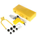 High Quality 220V 600W Temperature Controlled Automatic Heating PPR PE PP Meter Tube Pipe Welding Machine + 3 Heads Kits Instrument With Box. 