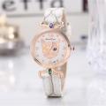 Creative Diamond leopard Design Women Quartz Watches Fashion Ladies Wristwatches Qualities Woman Leather Clock Relogio Feminino. 