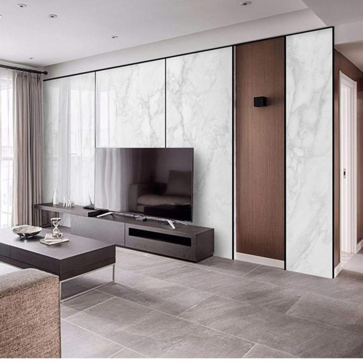 Self%20Adhesive%20Marble%20Design%20Furniture%20Stickers%20PVC%20Wallpaper%20Cabinets%20Gloss%20Film%20Vinyl%20-%2060x200%20cm%20-%20Image%205