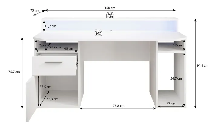 kaneez%20furniture%20white%20computer%20table%20/%20gaming%20table%20/%20study%20table%20-%20Image%206