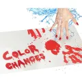 Halloween Gifts Blood Bath Mat Color Changing Sheet Turns Red Wet Horror Bloody Footprints Shower Carpet Bathroom Non-slip Rug. 