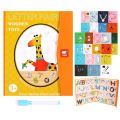 Magnetic Alphabet Book l ABC Magnetic Book Kids Early Learning Magnet Busy Book l Wordplay Magnet Book. 