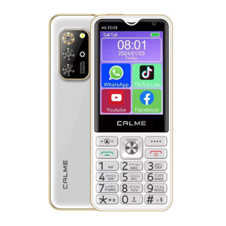 Calme 4G Edge - 2GB RAM 32GB ROM - 2.8 Inches HD Display -  Touch Screen -  4000 mAh Battery - Big Powerful Speaker - Dual Sim 4G - PTA APPROVED