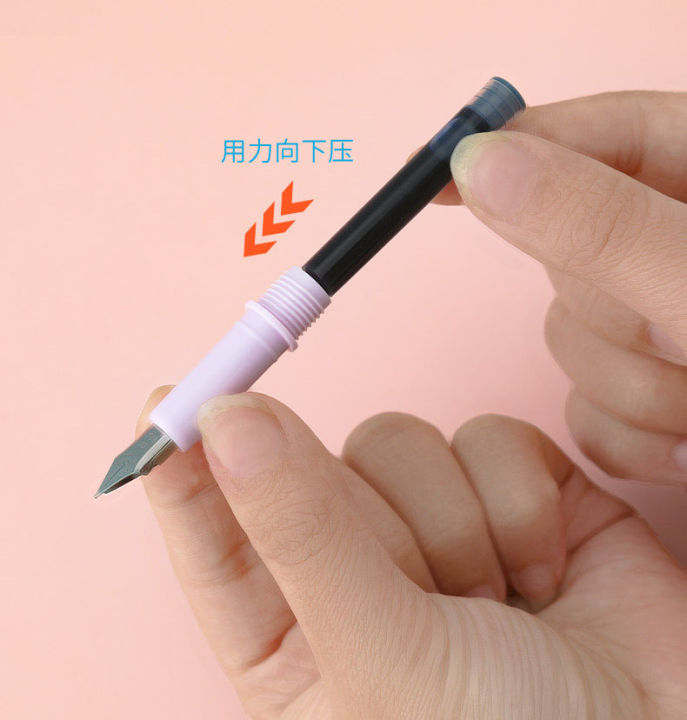 Cute%20Colored%207%20Pcs%20Ink%20Pens%20With%201%20Ink%20Remover%20Including%20Ink%20Refills,%20Fountain%20Pen%20Set%20For%20Girls%20&%20Boys,%20Smooth%20Writing%20School%20Stationery,%20Gift%20For%20Kids%20-%20Image%204