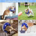 Inflatable Dog Collar, FWLWTWSS Dog Cone Collar Soft Comfy Buster Collar Protective Dog Donut Collar Cat Cone Adjustable Dog Recovery Collar for After Surgery or Wounds Healing, Does Not Block Vision UK IMPORT. 