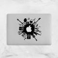 Laptop Sticker Vinyl Decal Music Decal for Laptop Skin or Any Laptop DJ Guitar 5 inches. 