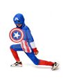 Captain America Costume For Kids With Eye and Head Cover From 3 Year To 10 Year. 