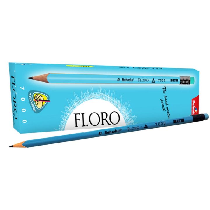 Bahadur%20Floro%20Graphite%20Pencil%202HB%2012PCS/Box%20For%20Home,%20Office%20and%20School%20use%20-%20Image%202