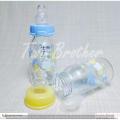 NIP Brand Glass Feeder with Unique Printing Design 140 ml 6 oz 1" Thick Glass Layer Made By Germany. 