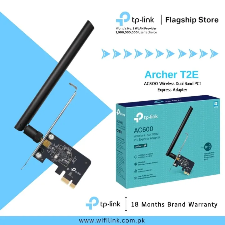TP-Link%20Wi-Fi%20Card%20Archer%20T2E%20/%20T4E%20AC600%20Wireless%20Dual%20Band%20PCI%20Express%20Adapter%20-%2018%20Months%20Brand%20Warranty%20-%20Image%202