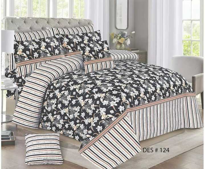 Beddys%20Studio%20Double%20%7C%20King%20Size%20Printed%20Bedsheet%20Set%20With%202%20Pillow%20Cover%20(19%20x%2029)%20Inches%20-%20Image%204