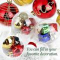 Christmas Tree Decoration Ideas Wedding Party Decorations Clear Plastic Christmas Ornaments Hanging Pendants For Christmas Transparent Christmas Baubles. 