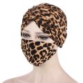 Twisted Hooded Cap Mask Set Aanti-seize Button Turban Hat Muslim Turban Hat Hijab Muslim Woman Hijab Caps. 