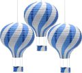 Hanging Latern, Hanging Paper Lantern, Parachute Paper lantern, Twin Colour lantern, Indoor/Outdoor lantern. 