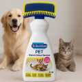 Pet Stain and Odour Remover Spray with Scrubbing Brush 650ml – Carpet, Sofa, Floor, Fabric Cleaner for Dog and Cat Urine, Poop, Vomit, Smell Removal. 