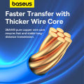 Baseus Ethernet Cable, Cat6 1000Mbps High Speed RJ45 Flat Internet LAN Cable, Compatible for PC PS5 PS4 Xbox Smart TV Router. 
