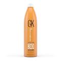 GK Hair Global Keratin Professional Creme 30 Volume Developer 33.8 Fl Oz for Coloring Bleach High-Performance Long Lasting Semi-Permanent Color Toner Dye. 