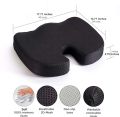 QS ENTERPRISE FOUNDCOOL Universal Memory Foam Car Seat Cushion for Driving Booster Driver Seat Tailbone Back Pressure Relief Breathable Pad for Cars Trucks SUVs Vehicles Office Chair Wheelchair - High Qualiy. 