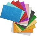 A4-10 Sheet Glitter Sheets (A4 Size) Art & Craft Glitter Sheet Paper(Colour Sheet) for Craft,Multicolor (dsr adhesive). 