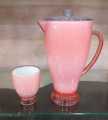 Acrylic Milky Water Set- Tableware Sets Includes 6 Glass And 1 Acrylic Water Jug 7 Pcs Set/ JUG SET / Acrylic Glass. 